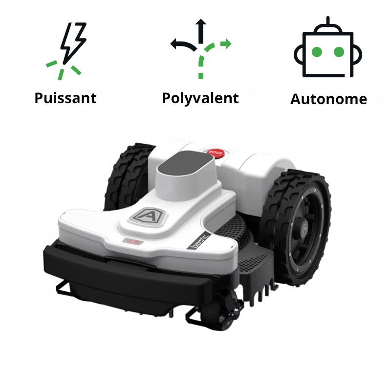 Ambrogio/TechLine Robot tondeuse - jusqu'à 1800m² - Série NEXT LINE - Modèle 4.0 BASIC - Avec câble périmétrique